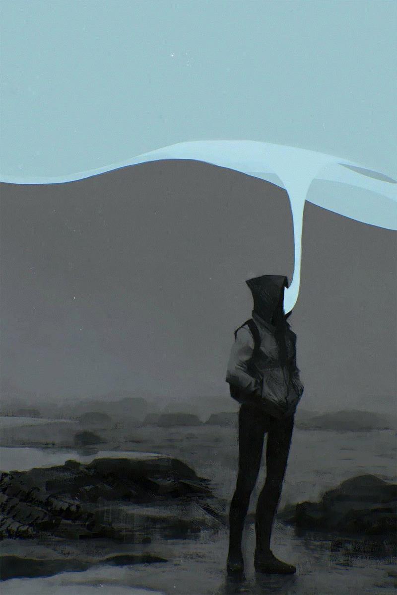 绘画丨俄罗斯概念艺术家绝妙怪诞的艺术作品,俄罗斯,绘画,Korolev,画中,鸟人,卫荣,另一个人,政治,上方,简介