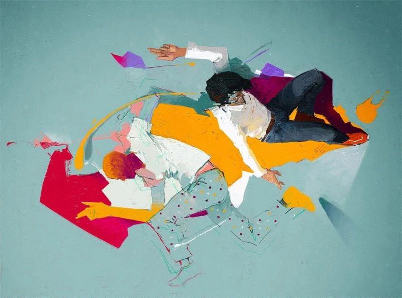 绘画丨俄罗斯概念艺术家绝妙怪诞的艺术作品,俄罗斯,绘画,Korolev,画中,鸟人,卫荣,另一个人,政治,上方,简介