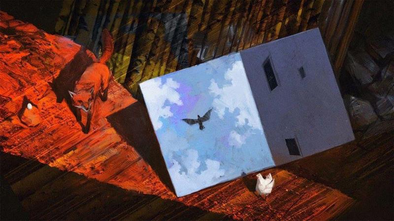 绘画丨俄罗斯概念艺术家绝妙怪诞的艺术作品,俄罗斯,绘画,Korolev,画中,鸟人,卫荣,另一个人,政治,上方,简介