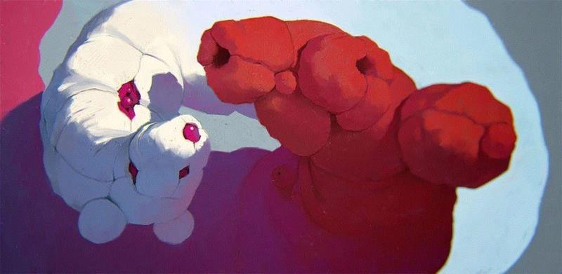 绘画丨俄罗斯概念艺术家绝妙怪诞的艺术作品,俄罗斯,绘画,Korolev,画中,鸟人,卫荣,另一个人,政治,上方,简介