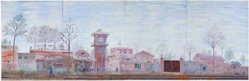 拾荒记 | 2009 | 布面油彩 | 170x520cm | 四联画,艺术家 | 欧阳春个展《凡夫俗子》前夕一篇原名《乐与路》的文章,欧阳春,凡夫俗子,原名,前夕,乐与路,装置,绘画,香格纳画廊,西安,记忆