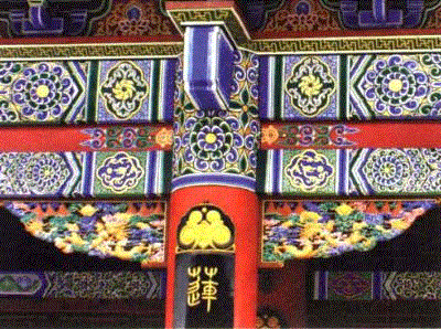 金龙彩绘装饰雀替,雀替识别指南,雀替,指南,牌楼,云墩,建筑,梁思成,古建筑,示意图,牌坊,两侧