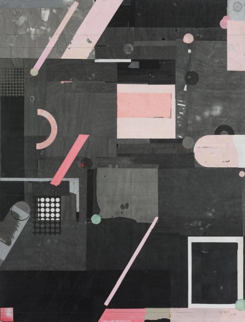 梁铨 《流星花园》 ,【明圆 · 展览】锋向:水墨新抽象——中国当代水墨邀请展 | 梁铨,水墨,明圆,邀请展,梁铨,蜂巢,深圳,宣纸,香港,年头,广州