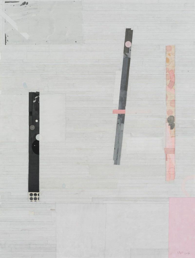 梁铨 《湘妃竹》 ,【明圆 · 展览】锋向:水墨新抽象——中国当代水墨邀请展 | 梁铨,水墨,明圆,邀请展,梁铨,蜂巢,深圳,宣纸,香港,年头,广州