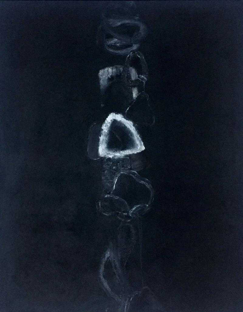 《touch.3》 110x138cm 布面综合材料 200