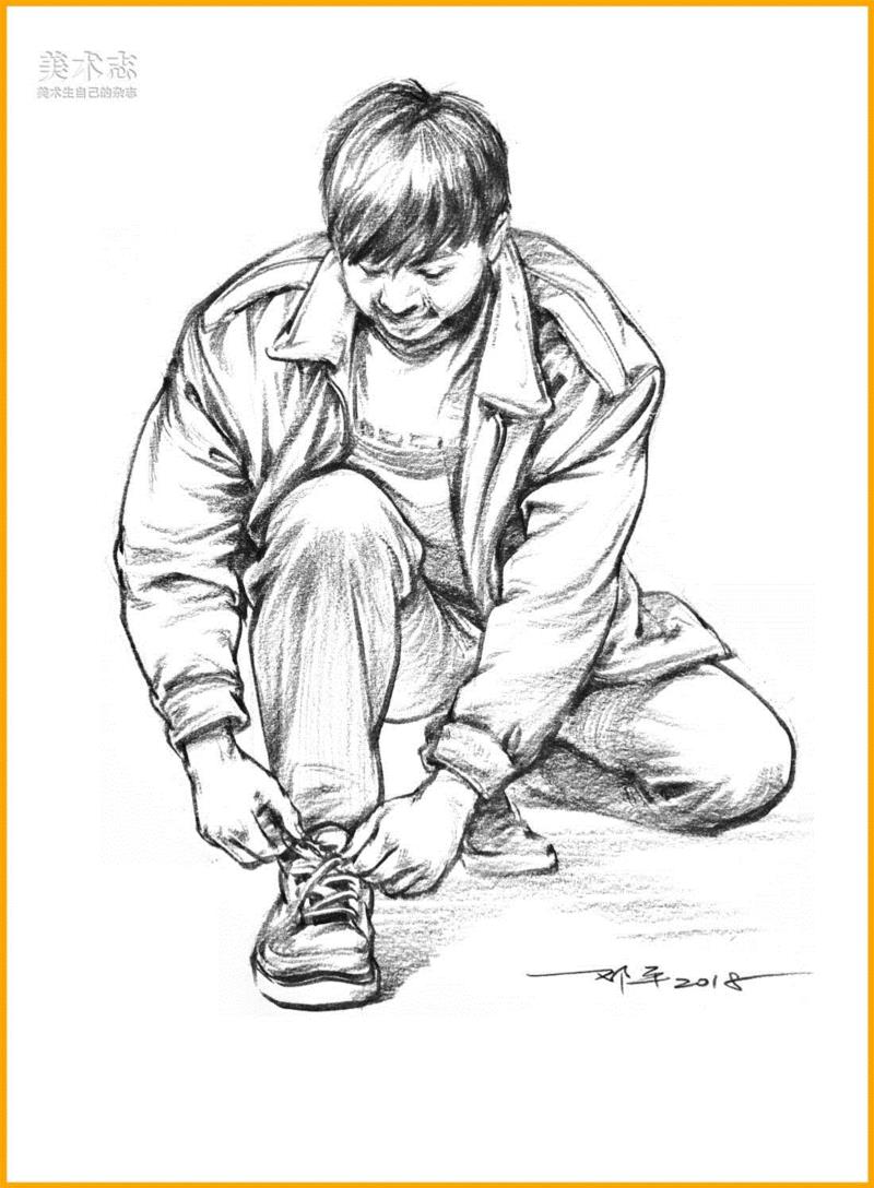 （上图为贵州美术联考题）,19年全国联考速写考题示范，一次看个过瘾！,考题,上图,邓老师,动态,小志,人物,省份,形体,平时,知识点
