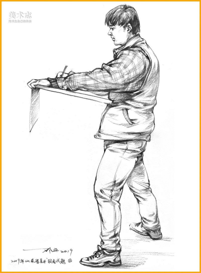 19年全国联考速写考题示范，一次看个过瘾！,考题,上图,邓老师,动态,小志,人物,省份,形体,平时,知识点