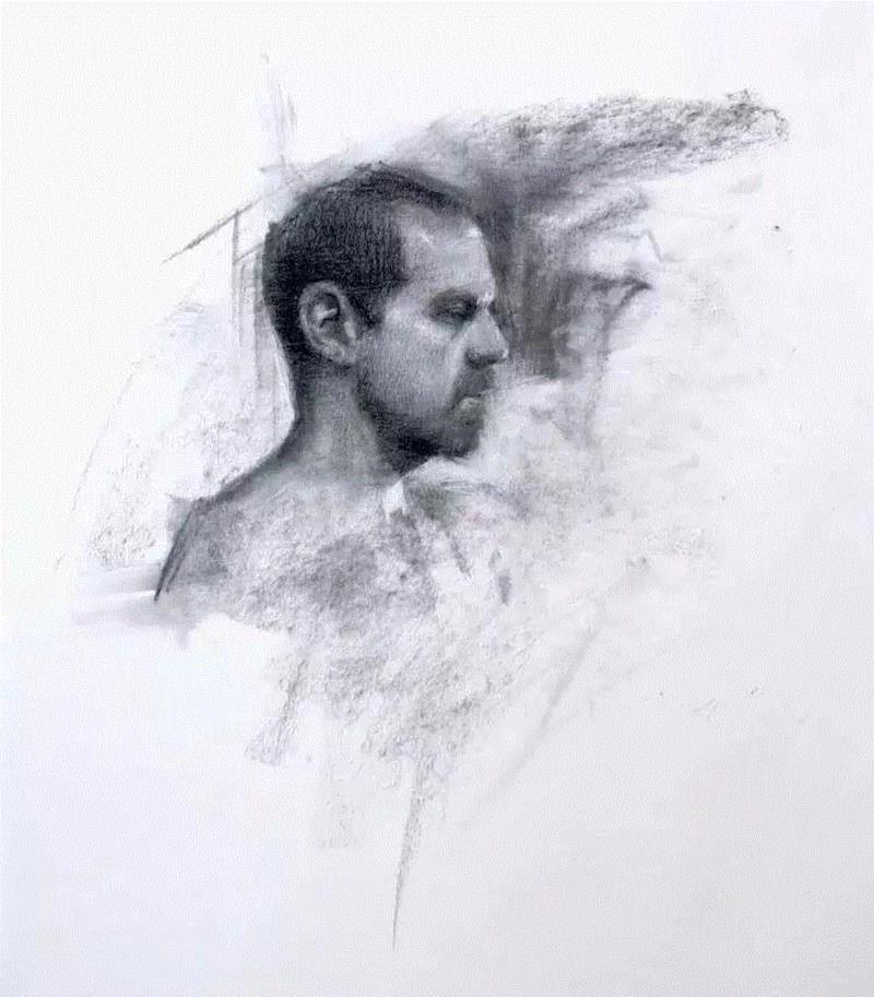 画疯了，这个素描！,素描,彩头,关键,陈建龙,彩铅,人物,日本,罐子