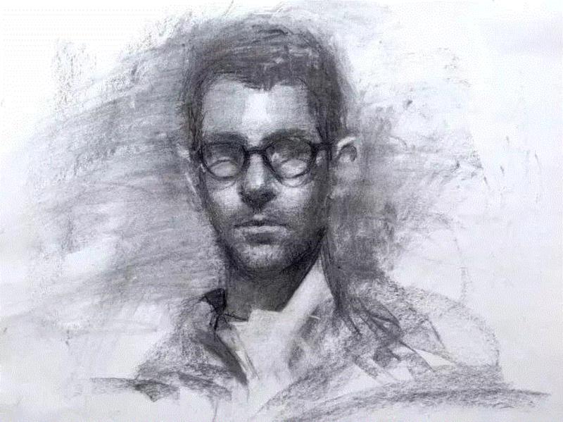 画疯了，这个素描！,素描,彩头,关键,陈建龙,彩铅,人物,日本,罐子