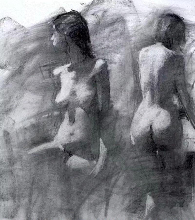 画疯了，这个素描！,素描,彩头,关键,陈建龙,彩铅,人物,日本,罐子