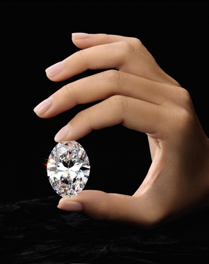 【领衔春拍的幸运数字】88.22卡拉之天然奇珍,奇珍,钻石,椭圆形,蘇富比,Type,IIa,原石,巨钻,世上,白钻