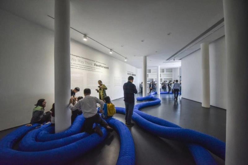 Ief&nbsp;Spincemaille / 绳 /&nbsp;综合材料 / 长65米，厚30厘米