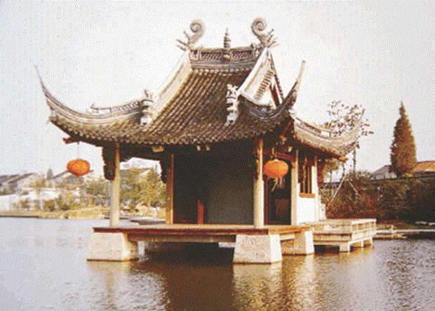 浙江绍兴市柯岩水台,分享丨人间烟火气 中国古戏台,古戏台,戏台,庙宇,建筑,文明,民间,戏曲,古代,希腊,小民