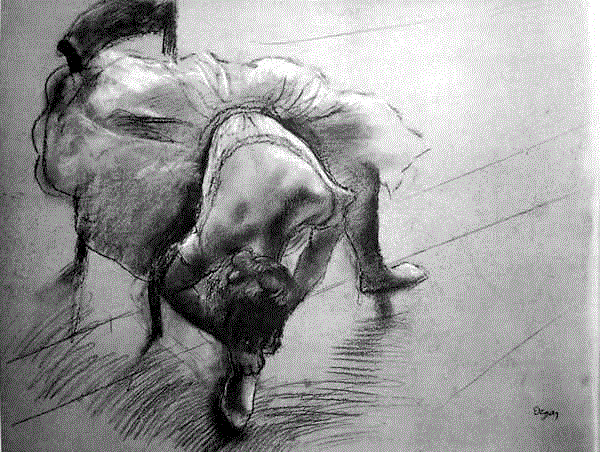 绘画丨站在芭蕾舞女身后的德加,德加,绘画,芭蕾舞女,身后,素描,印象派,莫奈,气氛,塞尚,一个人