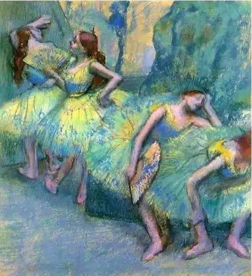 绘画丨站在芭蕾舞女身后的德加,德加,绘画,芭蕾舞女,身后,素描,印象派,莫奈,气氛,塞尚,一个人