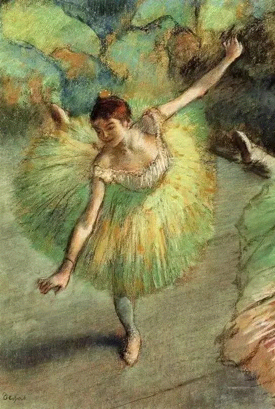 绘画丨站在芭蕾舞女身后的德加,德加,绘画,芭蕾舞女,身后,素描,印象派,莫奈,气氛,塞尚,一个人