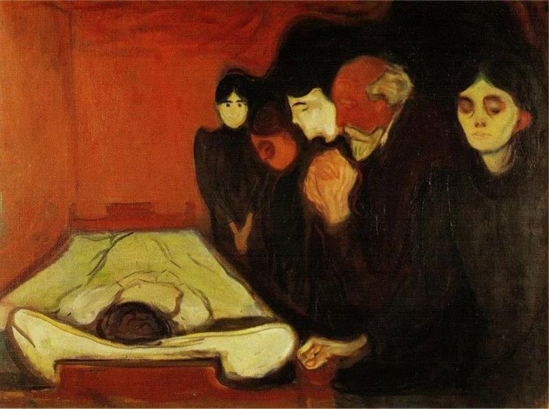 图源：Edvard Munch,真正的临终遗言都说了些什么？,遗言,临终者,斯玛特,父亲,图源,癌症,麦克唐纳,利维坦,菲利克斯,基利