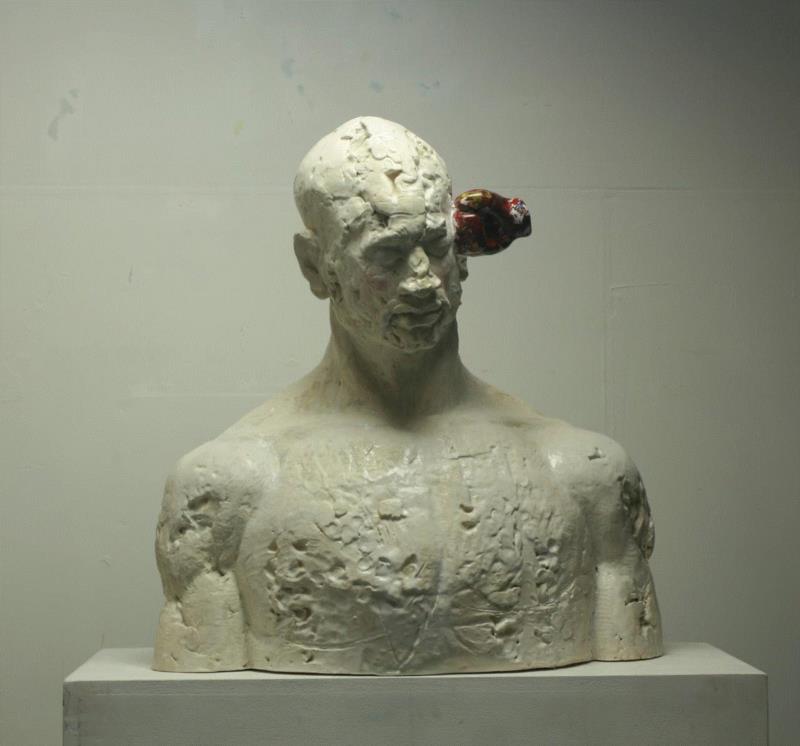 Boxer 30x30x16 Inches, 2015,Basic Humanity as the Starting Point:Zhang