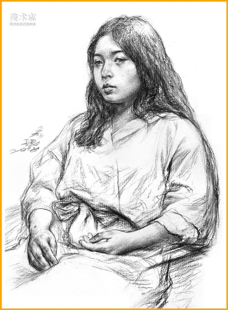 半身像的取与舍！—— 张彦琨,半身,张彦琨,张老师,小志,素描,半身像,杭州,形体,动态,MEISHUZHI
