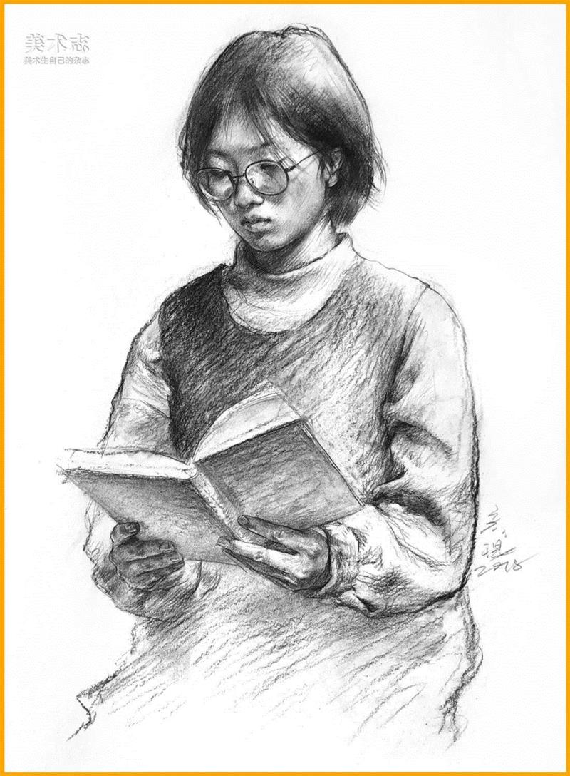 半身像的取与舍！—— 张彦琨,半身,张彦琨,张老师,小志,素描,半身像,杭州,形体,动态,MEISHUZHI