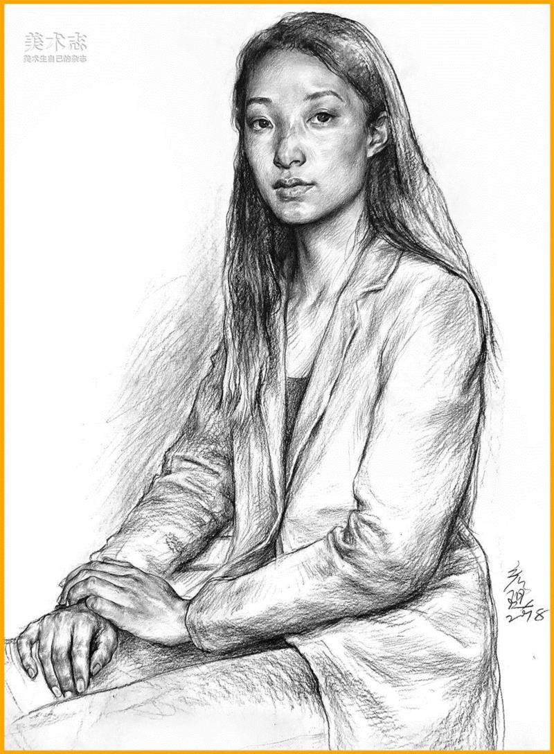 半身像的取与舍！—— 张彦琨,半身,张彦琨,张老师,小志,素描,半身像,杭州,形体,动态,MEISHUZHI
