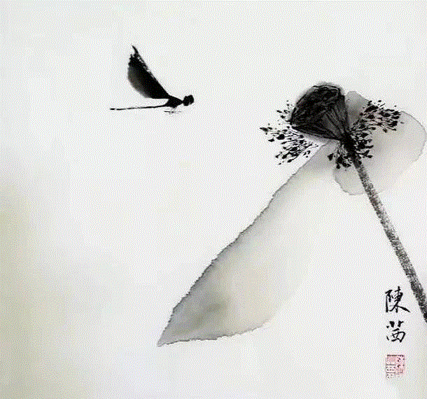 这组水墨,别有意韵!,水墨,意韵,上方,荷韵,荷花