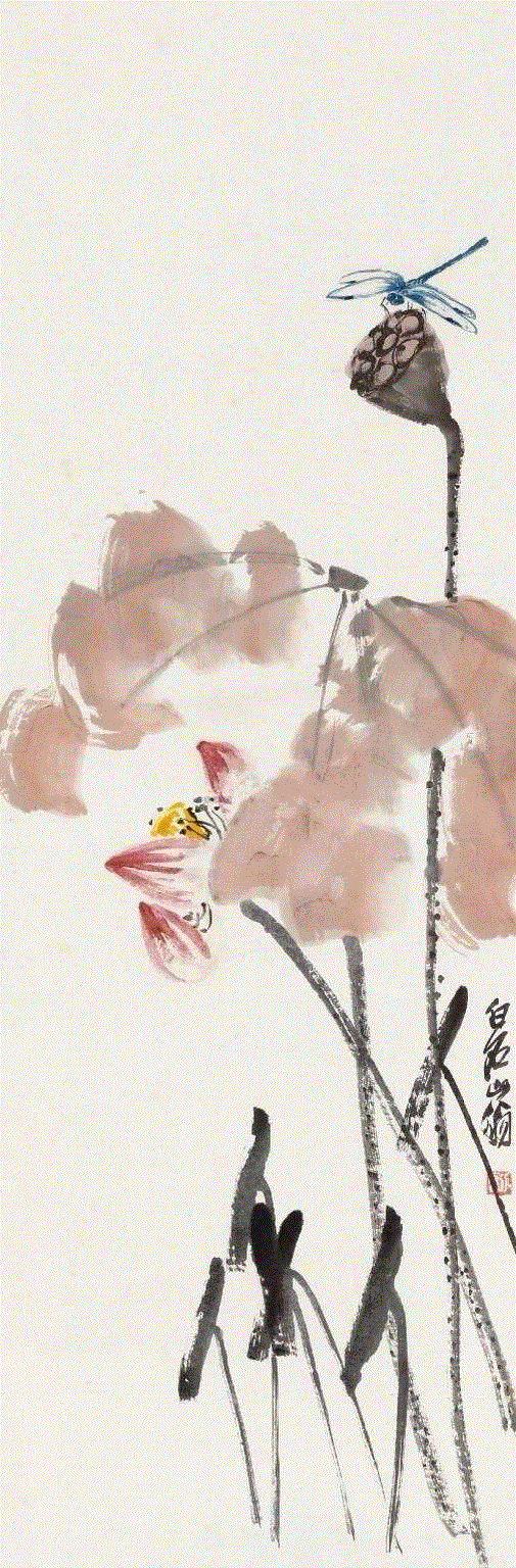 这组水墨,别有意韵!,水墨,意韵,上方,荷韵,荷花