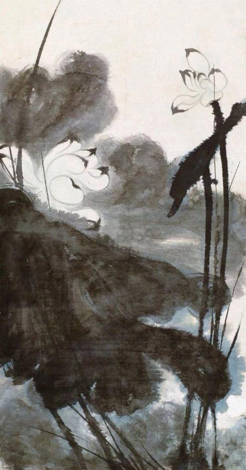 这组水墨,别有意韵!,水墨,意韵,上方,荷韵,荷花