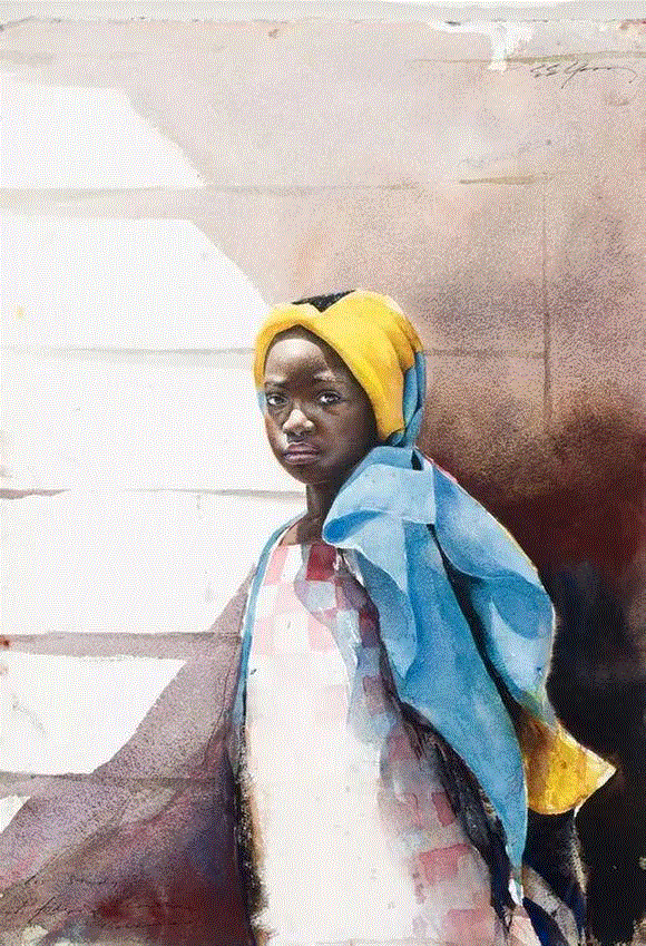 留白使画面更有意义,留白,上方,水彩,小编