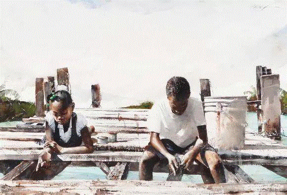 留白使画面更有意义,留白,上方,水彩,小编