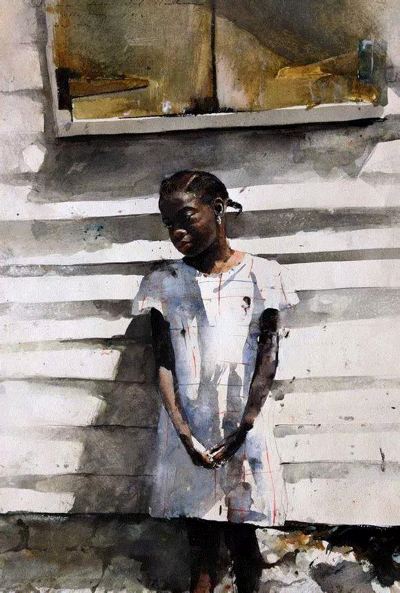 留白使画面更有意义,留白,上方,水彩,小编