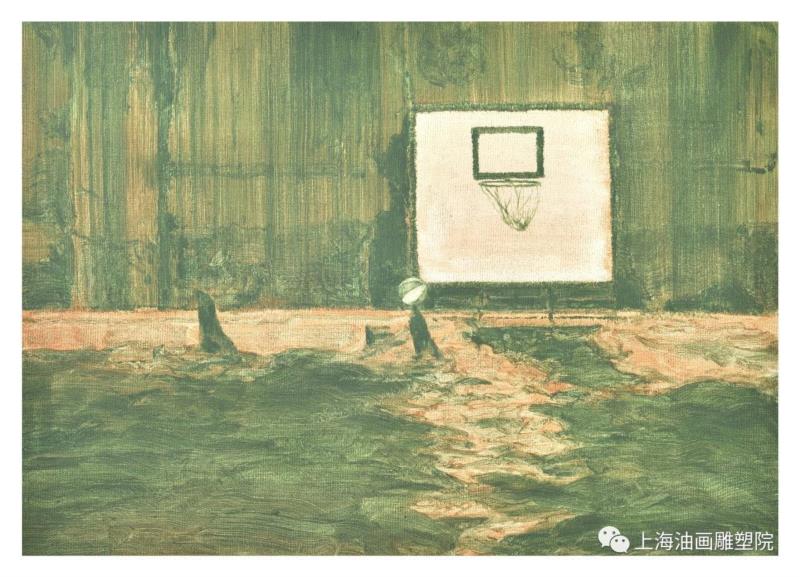 《驯_42》 布面油画 66×92cm 2018,【上海油雕院 l 展览】“2018上海油画雕塑院年度展”参展艺术家——李淜,年度展,李淜,上海油画雕塑院,油画,上海油画雕塑院美术馆,刘海粟美术馆,具象,感情,理论,隐喻性