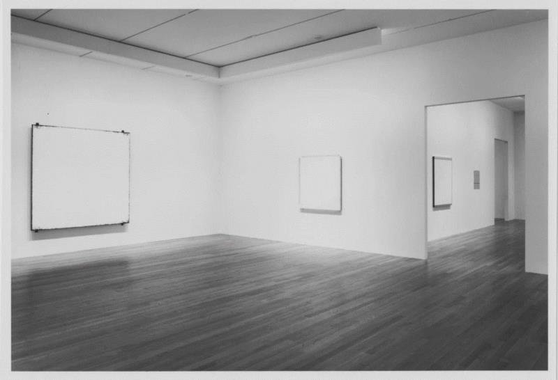 Installation view of the retrospective of Robert R