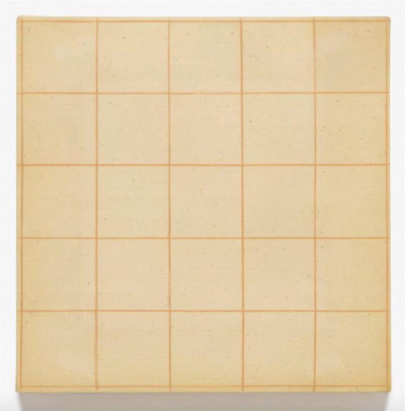 Robert Ryman, Stretched Drawing [Red], 1963, 