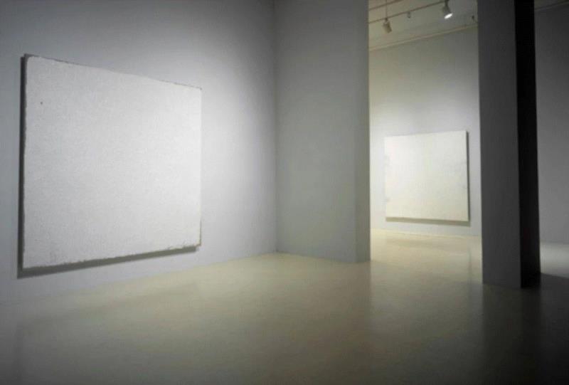 佩斯画廊1996年为莱曼举办个展，佩斯画廊供图 ? 2018 Robert Ryman/Artist