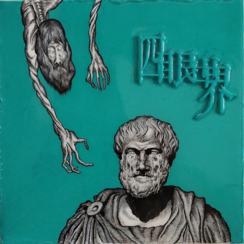 四眼世界&nbsp; 2013&nbsp; &nbsp;综合材料&nbsp;&nbsp;40×40c