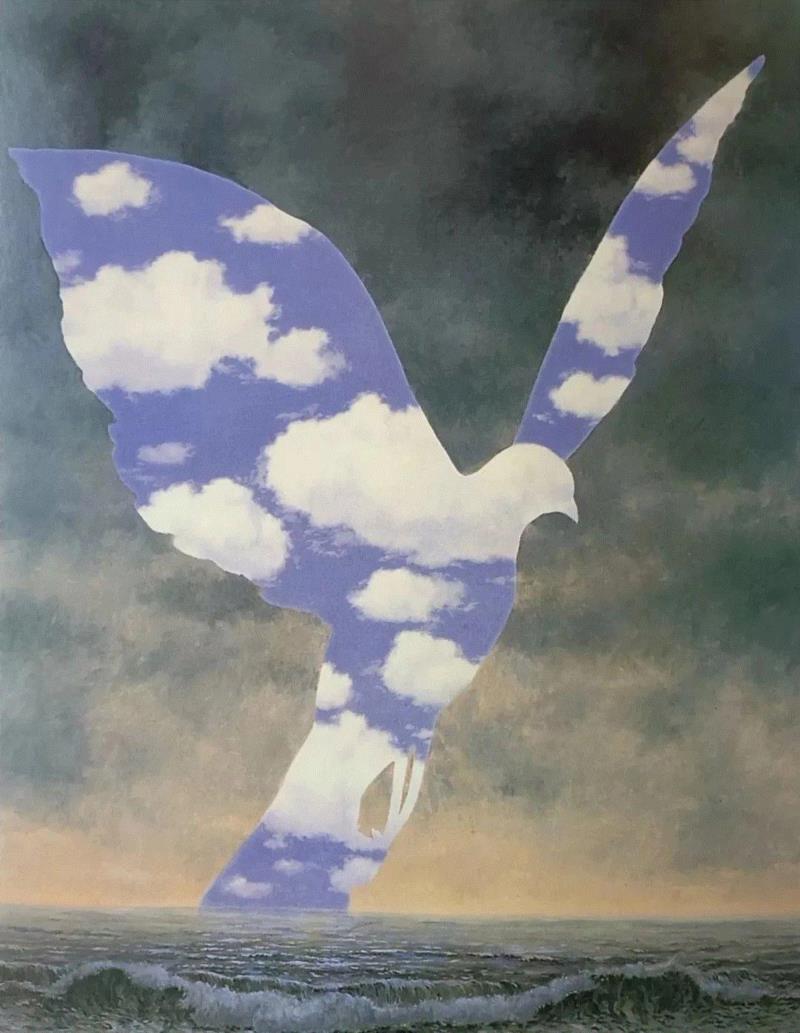 “最清晰的超现实主义” 画家,超现实主义,上方,勒内,弗朗索瓦,吉兰,Magritte,比利时,符号,小编