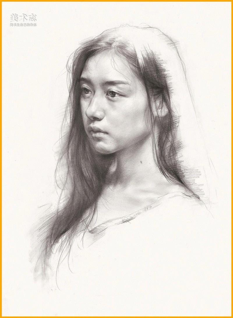 素描,有些人画了一辈子也没弄明白。,素描,质感,画法,石膏,要点,工具,罐子,人体,美女,人物