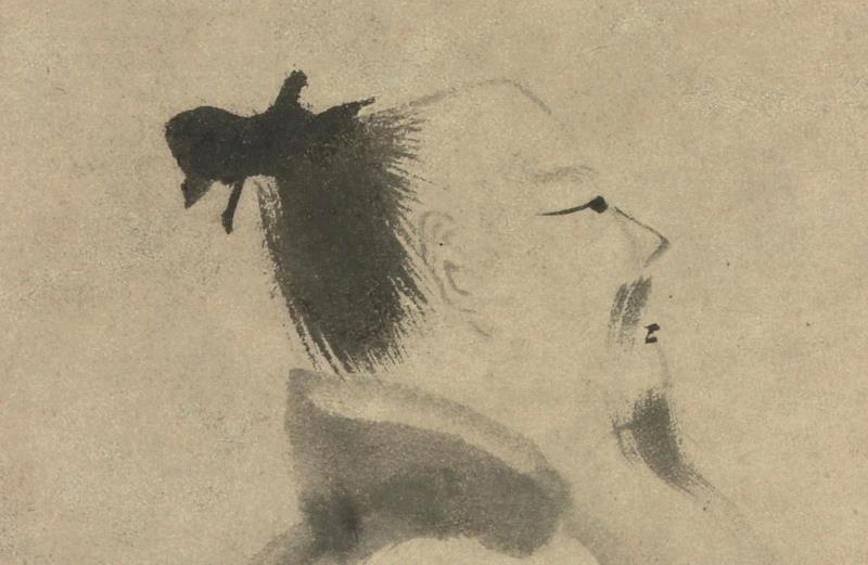 艺术 ▎极简主义的真正鼻祖,极简主义,鼻祖,梁楷,李白,南宋,李白行吟图,画院,纸本,水墨,日本东京国立博物馆