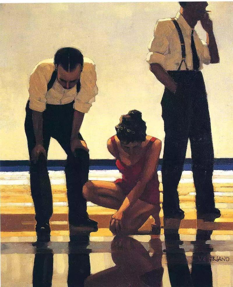 绘画丨英国艺术家Jack Vettriano作品欣赏,Jack,绘画,英国,琅沐,管家,上方,右上,微信号,lungmo,苏格兰