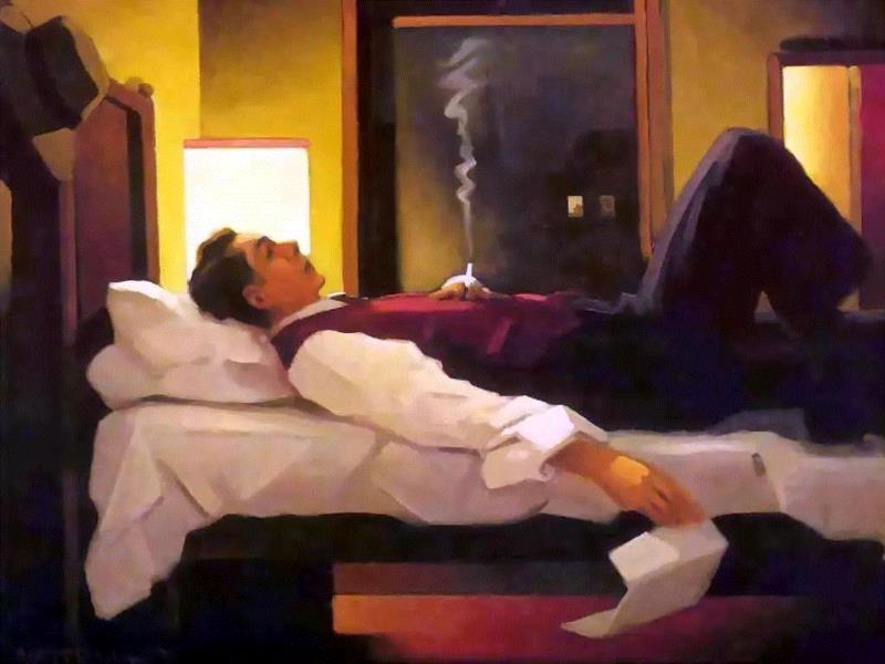 绘画丨英国艺术家Jack Vettriano作品欣赏,Jack,绘画,英国,琅沐,管家,上方,右上,微信号,lungmo,苏格兰