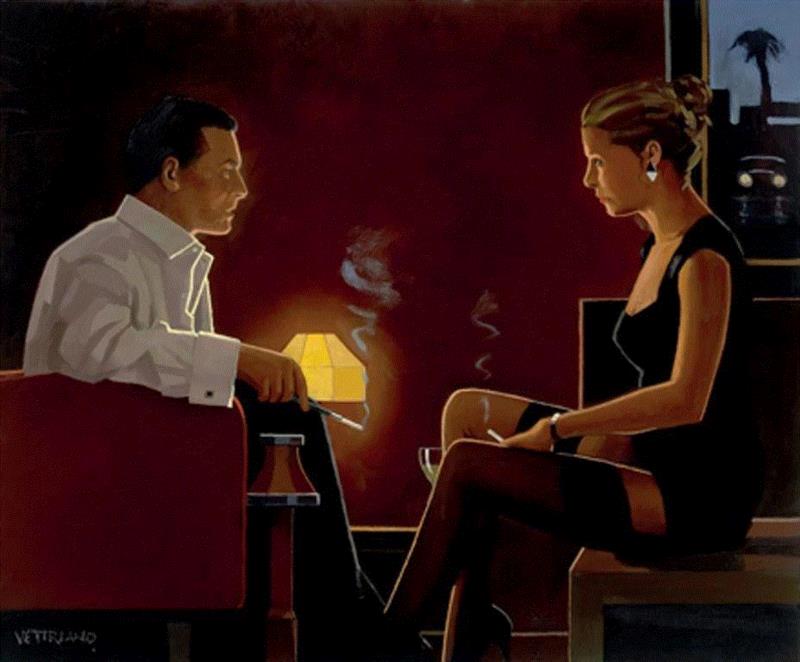 绘画丨英国艺术家Jack Vettriano作品欣赏,Jack,绘画,英国,琅沐,管家,上方,右上,微信号,lungmo,苏格兰