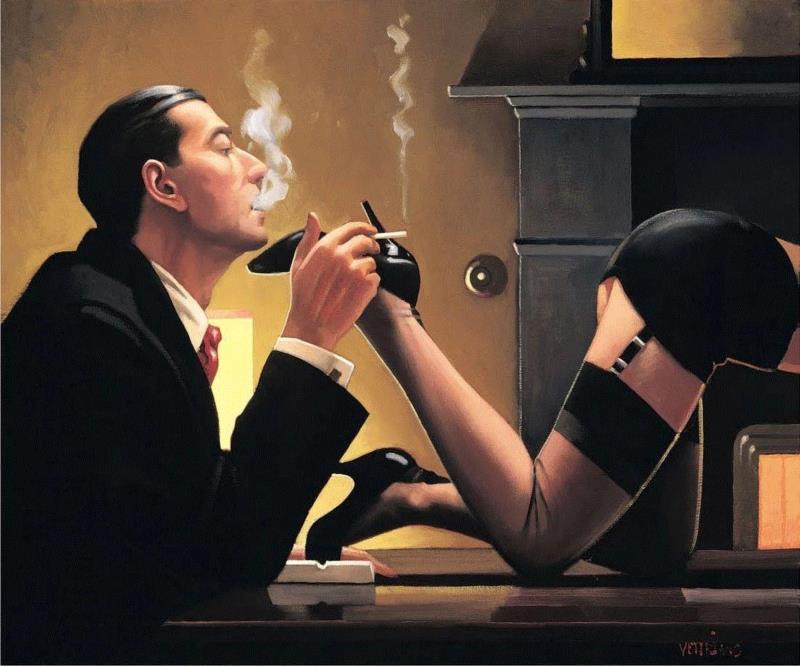 绘画丨英国艺术家Jack Vettriano作品欣赏,Jack,绘画,英国,琅沐,管家,上方,右上,微信号,lungmo,苏格兰