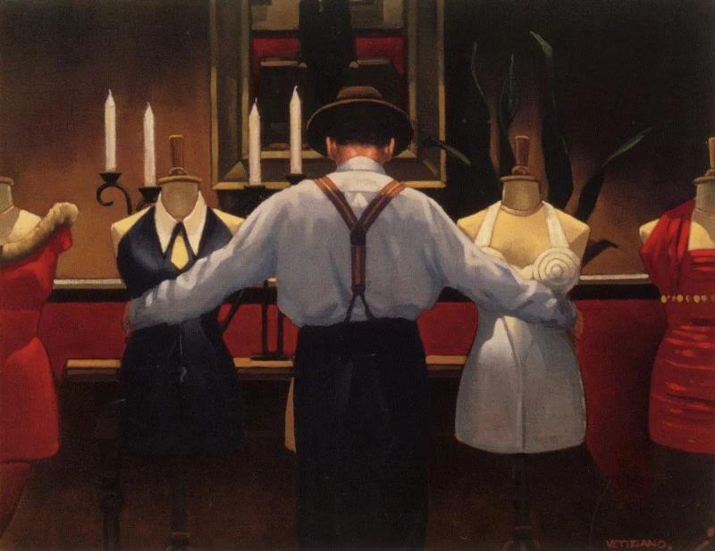绘画丨英国艺术家Jack Vettriano作品欣赏,Jack,绘画,英国,琅沐,管家,上方,右上,微信号,lungmo,苏格兰