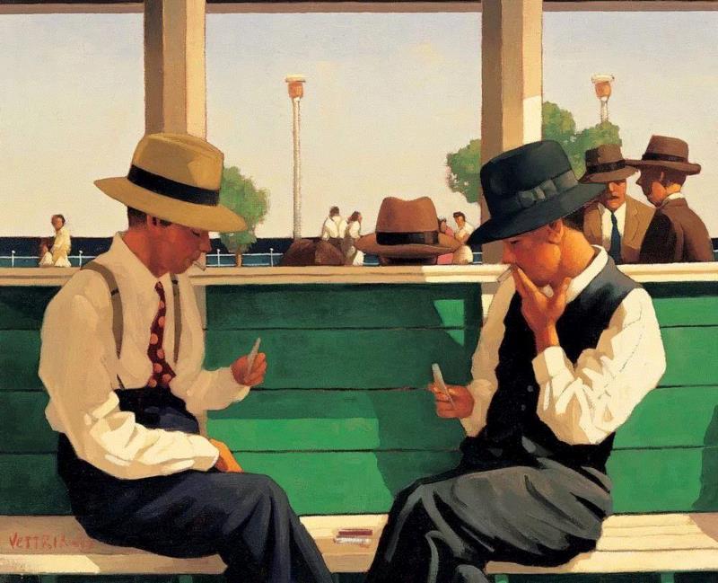绘画丨英国艺术家Jack Vettriano作品欣赏,Jack,绘画,英国,琅沐,管家,上方,右上,微信号,lungmo,苏格兰