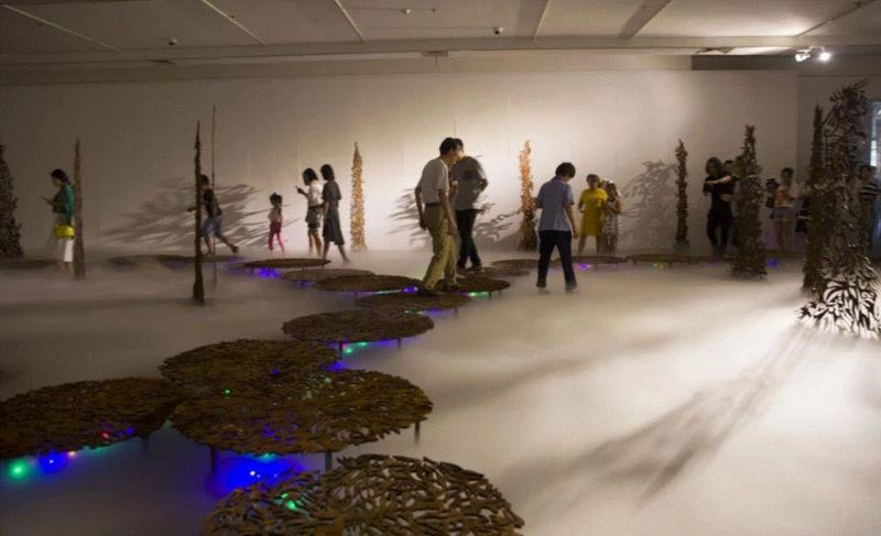 湖北美术馆2019新春致辞,湖北美术馆,新春,雕塑,艺术展,民间,寓言,长江,刘政德,志愿者,版画