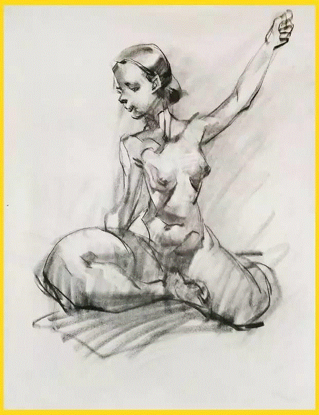 大师笔下的人体动态速写,人体,动态,上方,加拿大,插画师,蒙特利尔,BioWare,生化奇兵,BenLo,创造性