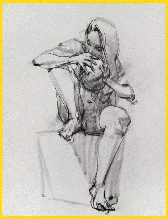 大师笔下的人体动态速写,人体,动态,上方,加拿大,插画师,蒙特利尔,BioWare,生化奇兵,BenLo,创造性