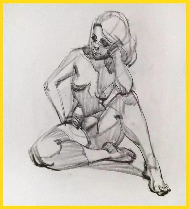 大师笔下的人体动态速写,人体,动态,上方,加拿大,插画师,蒙特利尔,BioWare,生化奇兵,BenLo,创造性