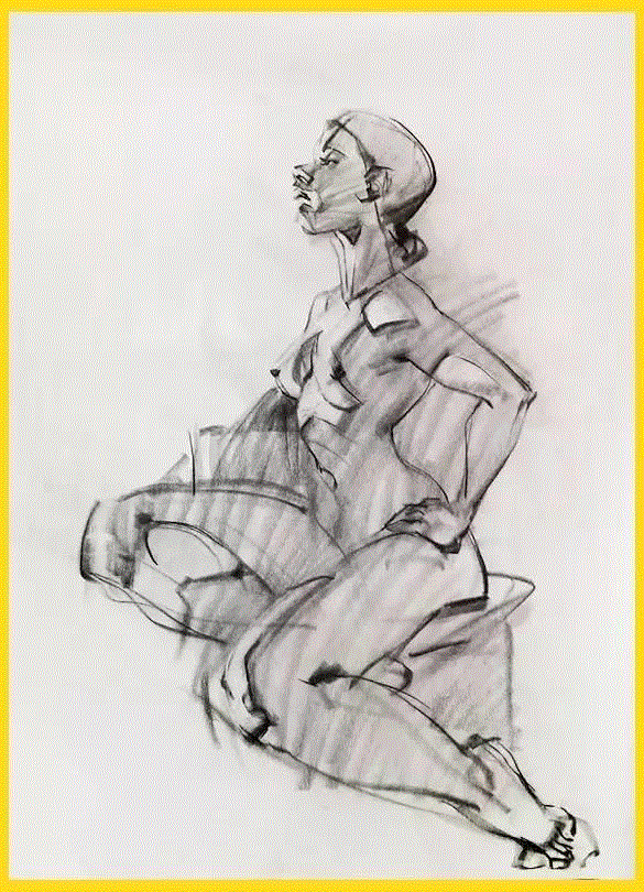 大师笔下的人体动态速写,人体,动态,上方,加拿大,插画师,蒙特利尔,BioWare,生化奇兵,BenLo,创造性
